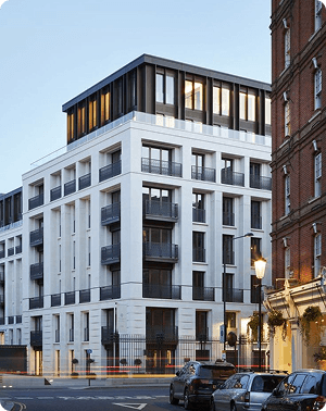 NYC building exterior wall requiring parapet safety inspection